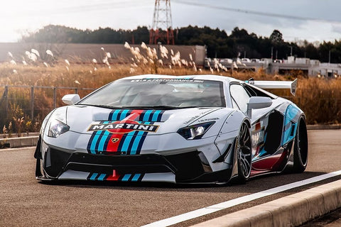 SKデカール SK24206 1/24 LBワークス ランボルギーニ アヴェンタドール Ver.2 マルティーニ (アオシマ用)