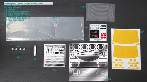 ZoomOn Z001 1/24 ホンダ シビック FD2 タイプR (新型)