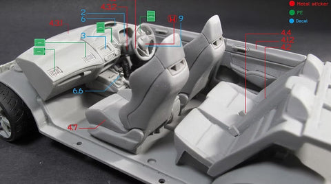 ZoomOn Z001 1/24 ホンダ シビック FD2 タイプR (新型)