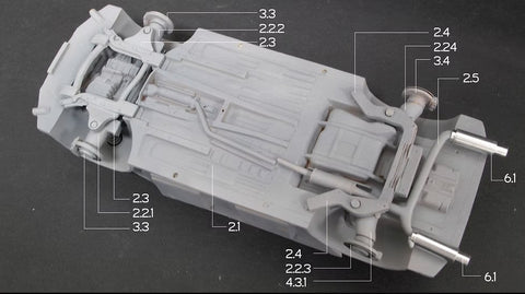 ZoomOn Z002 1/24 ホンダ シビック FD2 無限 RR (新型)