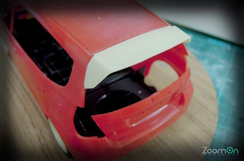 ZoomOn Z007 1/24 ホンダ Jazz(フィット)用 Vtec OEM スポイラー