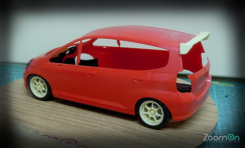 ZoomOn Z008 1/24 ホンダ Jazz(フィット)用無限 スポイラー