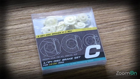 ZoomOn Z016 1/24 ディスクブレーキセット 18-21インチ ホイール用 C