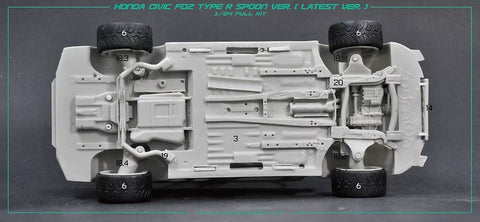 ZoomOn Z034 1/24 ホンダ シビック FD2 スプーンバージョン (最終型)