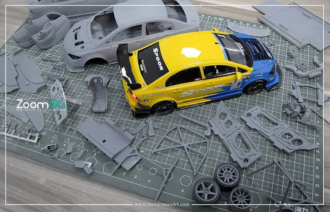 ZoomOn Z034 1/24 ホンダ シビック FD2 スプーンバージョン (最終型)