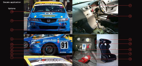 ZoomOn Z035 1/24 ホンダ アコード ユーロR スプーン