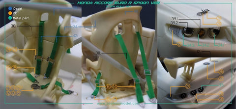 ZoomOn Z035 1/24 ホンダ アコード ユーロR スプーン