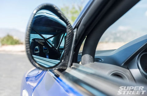 ZoomOn Z041 1/24 カーボン バレット サイドミラー (A)