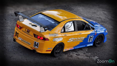 ZoomOn Z048 1/24 C-West GTウイング アルミニウム II