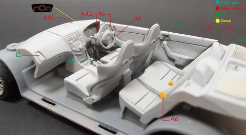 ZoomOn Z059 1/24 ホンダ アコード ユーロR 無限