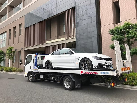 ZoomOn Z060 1/24 いすゞ エルフ フラットベッド 車載専用車