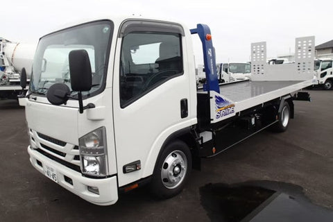 ZoomOn Z060 1/24 いすゞ エルフ フラットベッド 車載専用車