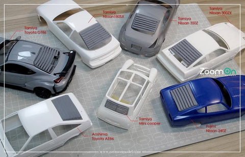 ZoomOn Z069 1/24 240Z リアウインドールーバー(タミヤ用）