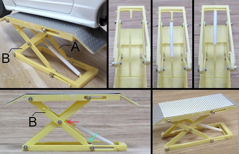 ZoomOn Z082 1/24 ツインシザーカーリフト