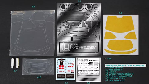 ZoomOn Z085 1/24 ホンダ シビック FN2 無限