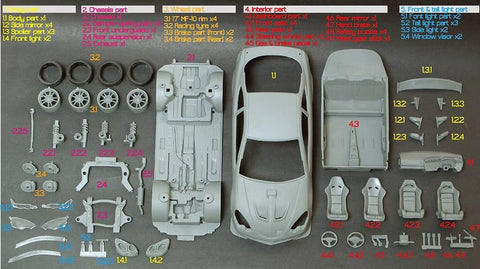 ZoomOn Z086 1/24 ホンダ インテグラ DC5 無限