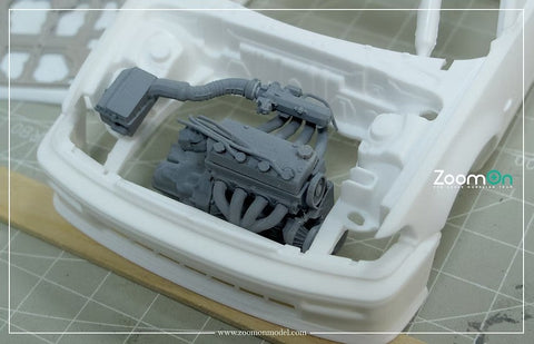 ZoomOn Z092 1/24 ホンダ D16 エンジン