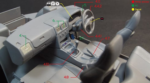 ZoomOn Z097 1/24 スバル インプレッサ 22B STI