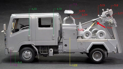 ZoomOn Z108 1/24 いすゞ NPR Tow トラック