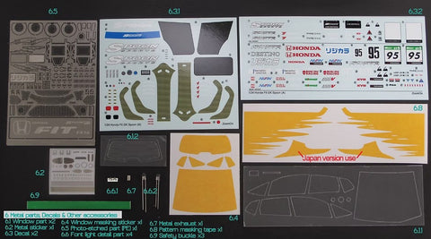 ZoomOn Z119 1/24 ホンダ フィット GK スプーン