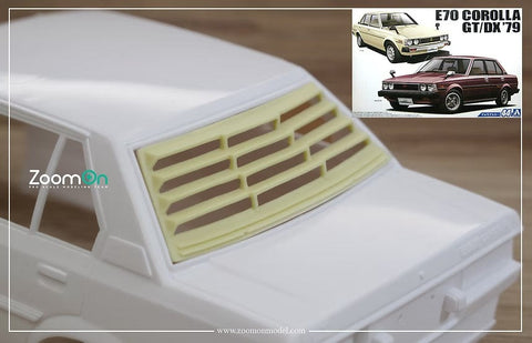 ZoomOn Z124 1/24 トヨタ カローラ E70 ウインドウルーバー