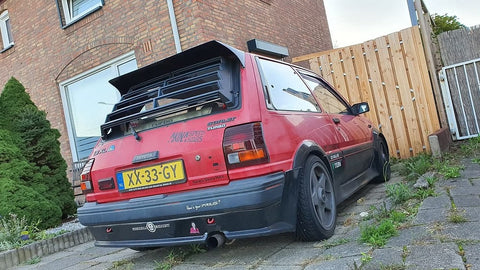 ZoomOn Z127 1/24 トヨタ スターレット Ep71 ウインドウルーバー