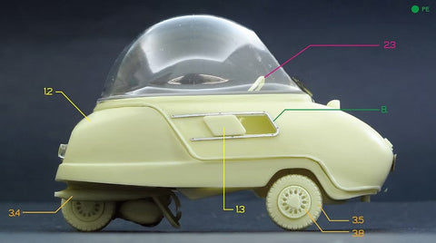 ZoomOn z137 1/24 ピール・トライデント 1965’