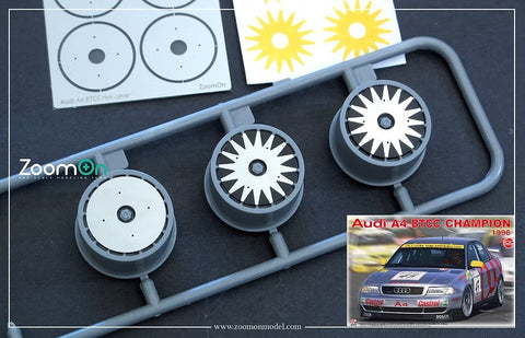 ZoomOn Z145 1/24 アウディ A4 BTCC ホイール カバー