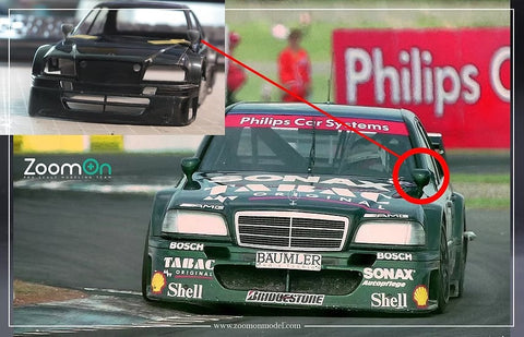 ZoomOn Z173 1/24 メルセデスAMG タバック オリジナル ソナックス C-Class DTM サイドミラー