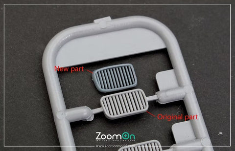 ZoomOn Z180  1/24 BMW 320i (E36) フロント キドニーグリル（Nunu用）