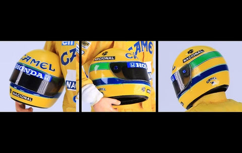 ZoomOn Z189  1/20 アイルトン・セナ ヘルメット (マルボロ デカール)