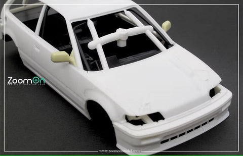 ZoomOn Z196 1/24 ホンダ シビック EF OEM サイドミラー
