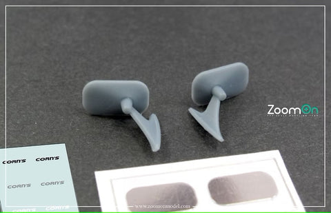 ZoomOn Z200 1/24  コーンズレトロ サイドミラー