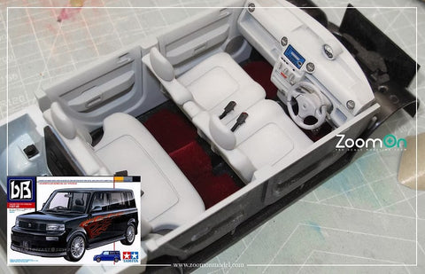 ZoomOn ZC014 1/24 カーペットセット - トヨタ bB - ブラック