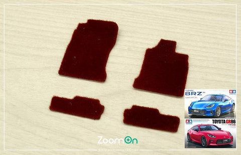 ZoomOn ZC015 1/24 カーペットセット - トヨタ GR86・スバル BRZ - グレイ
