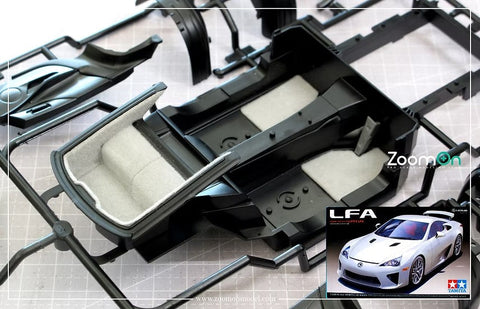 ZoomOn ZC018 1/24 カーペットセット - レクサス LFA - ブラック