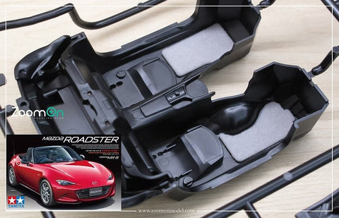 ZoomOn ZC019 1/24 カーペットセット - マツダ MX-5 (ND) - ライトグレー