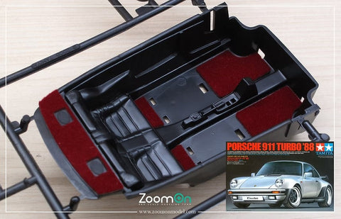 ZoomOn ZC021 1/24 カーペットセット - ポルシェ 911 ターボ 1988 - レッド