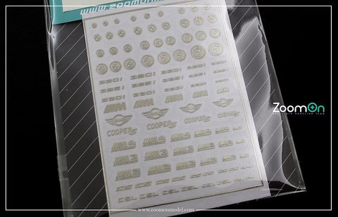 ZoomOn ZD024 1/24 - 1/43 BMW ロゴ メタルステッカー