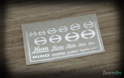 ZoomOn ZD038 1/24 - 1/43 日野 メタルステッカー