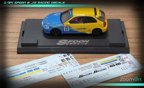 ZoomOn ZD041 1/64 J's レーシング デカール