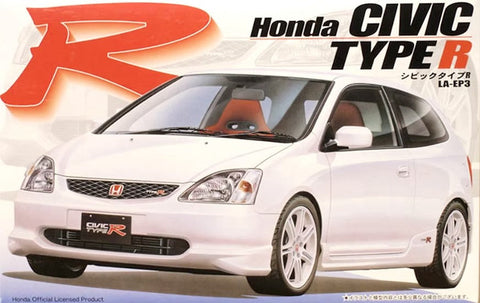 ZoomOn ZD060 1/24 ウインドー・ライト 塗装マスキング- ホンダ シビック タイプR EP3