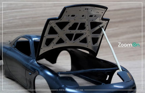 ZoomOn ZD082 1/24 マツダ RX-7 FD ボンネットフード ストラクチャー