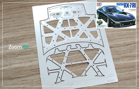 ZoomOn ZD082 1/24 マツダ RX-7 FD ボンネットフード ストラクチャー