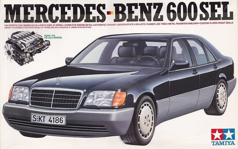 ZoomOn ZD114 1/24 ウインドー・ライト 塗装マスキング- メルセデスベンツ 600 Sel (W140)