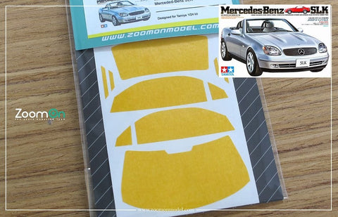 ZoomOn ZD116 1/24 ウインドー・ライト 塗装マスキング- メルセデスベンツ SLK