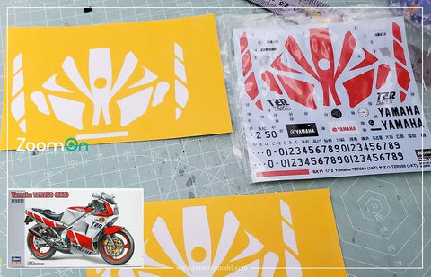ZoomOn ZD172 1/12 ヤマハ TZR250 パターンマスク