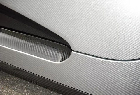 ZoomOn ZD196 1/18 - 1/25 ホワイトカーボンデカール 綾織り