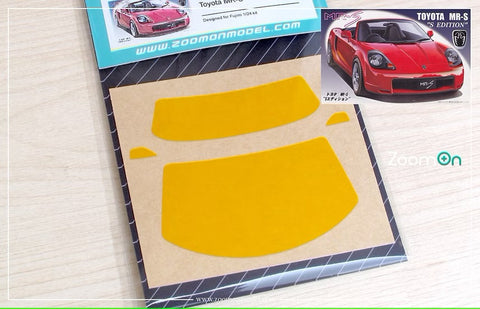 ZoomOn ZD230 1/24 ウィンドウ & ライト ペインティングマスク - トヨタ MR-S