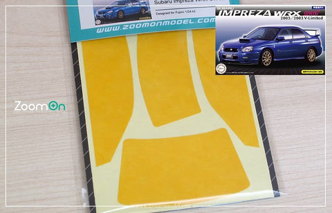 ZoomOn ZD241 1/24 ウィンドウペインティングマスク - スバル インプレッサ WRX ST(フジミ用)